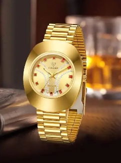 Premium Gold Watch For Business Men's