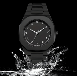 black Arabic Aura Watch
