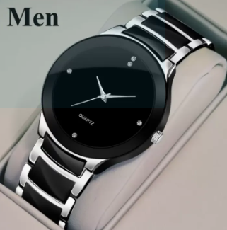 Elegant Black Dial Men's Watch