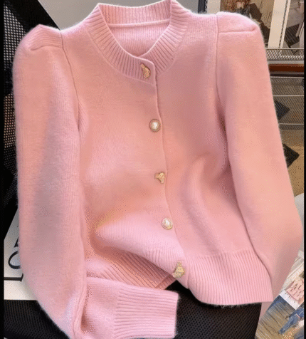 Elegant Directional Lazy Style Cardigan Sweater